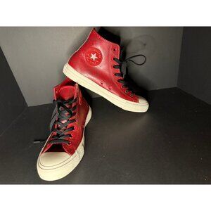 Converse CTAS Hi Tango Red Shoes Mens 8 Sneakers 136267c